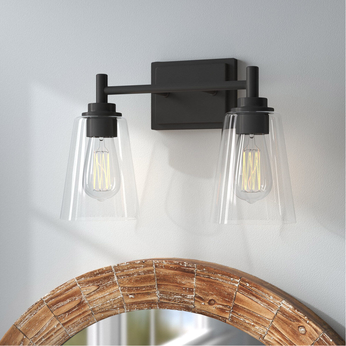 Black bath bar light cheap
